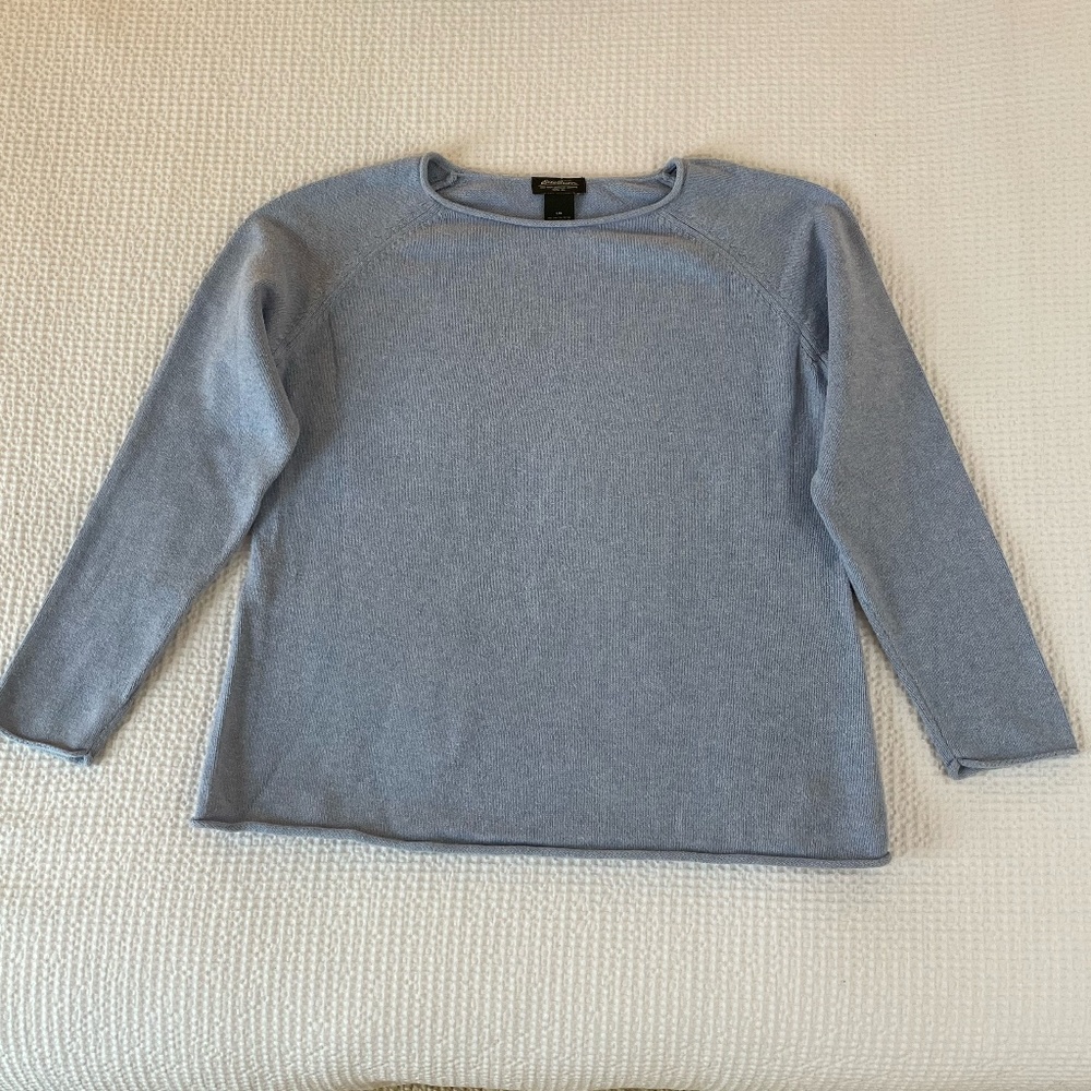 VINTAGE Eddie Bauer Women's Roll Neck Raglan Sweater